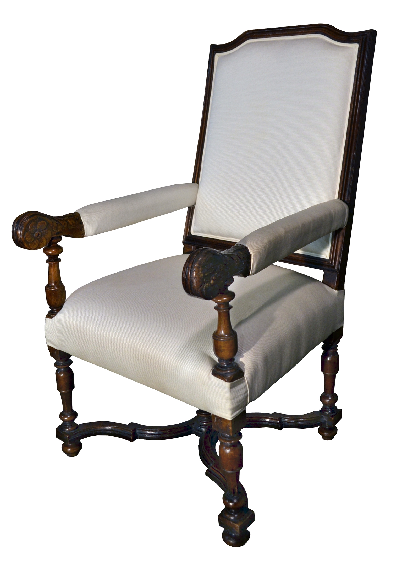 110/2022  - Carved French Armchair
