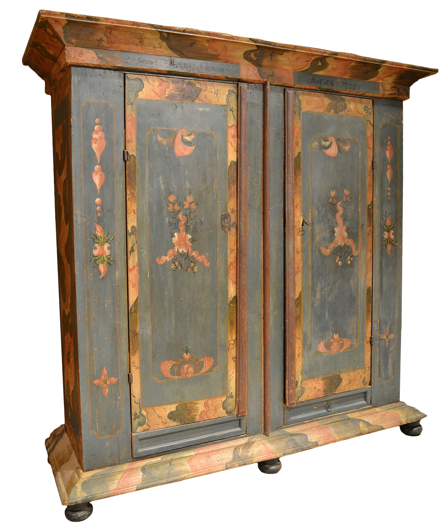 128/2027 - Painted Dutch Cabinet
