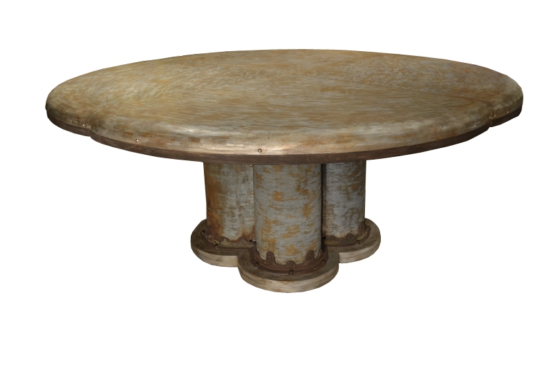 Galvanized Dining Table