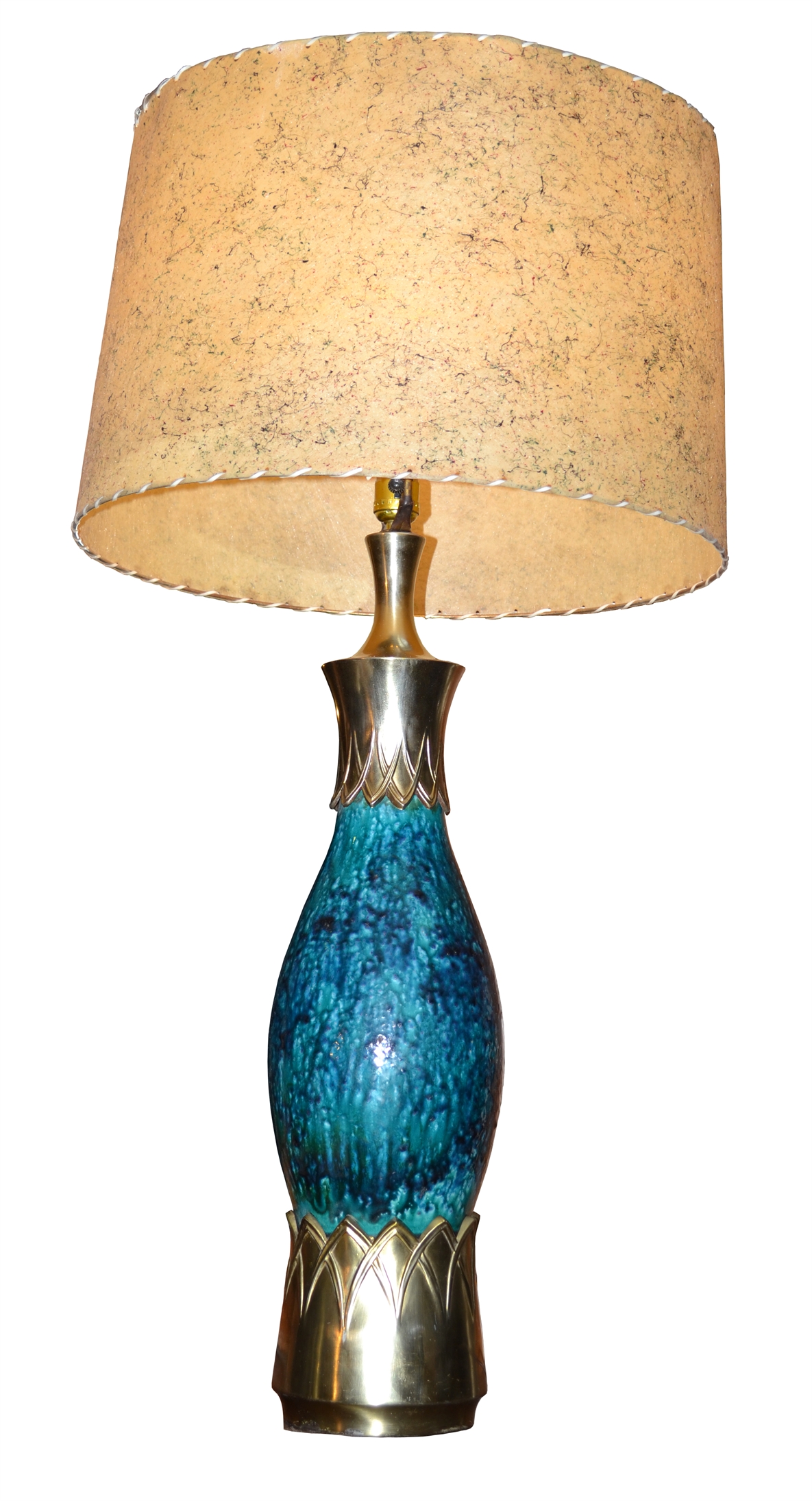 MB/3025 - Mid-century Blue/ Green Lamp