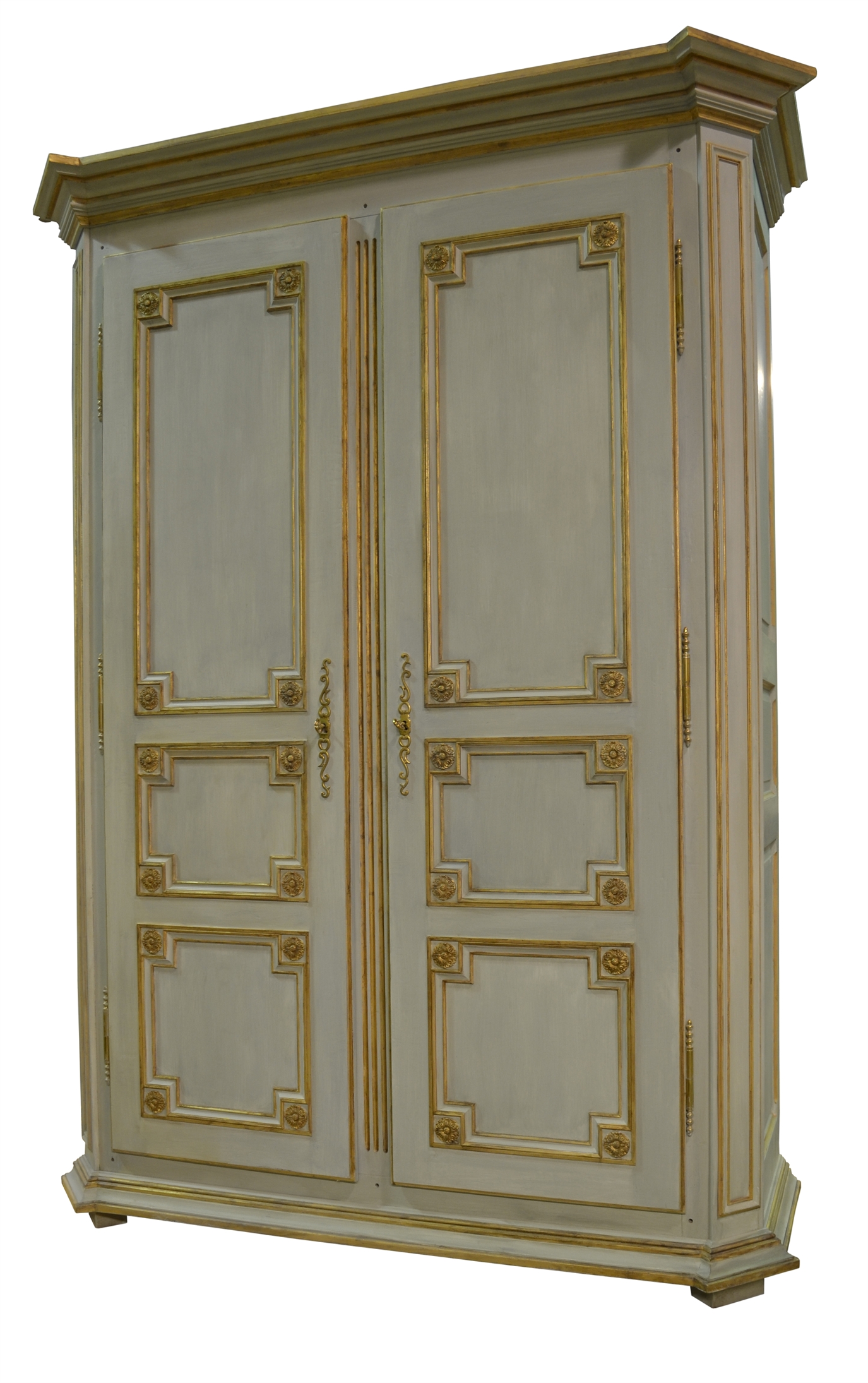 Custom LXVI Style Painted Cabinet