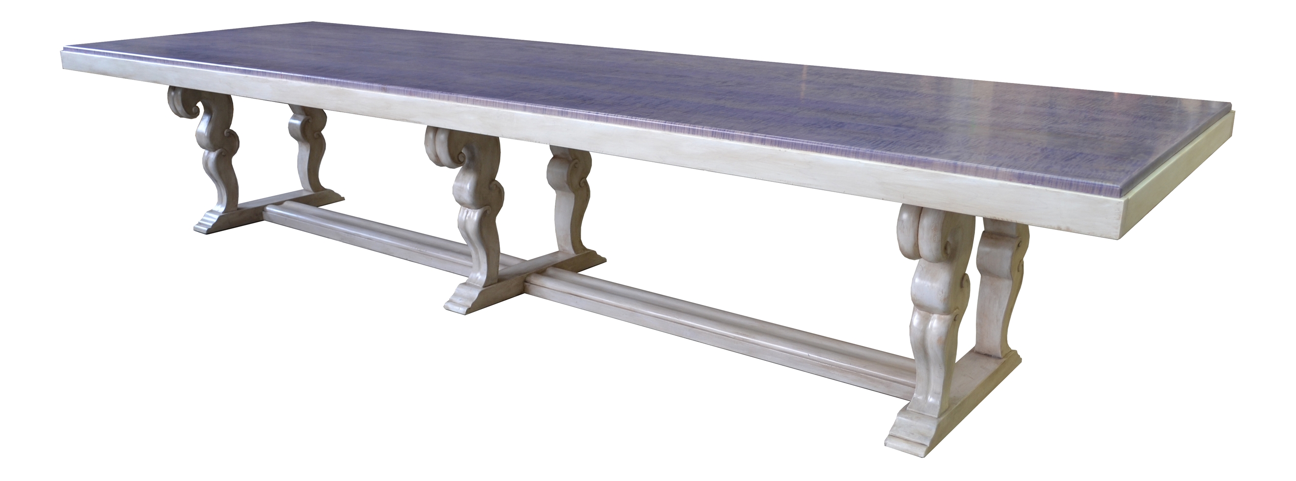 Cuisson Dining Table with Lavender Top