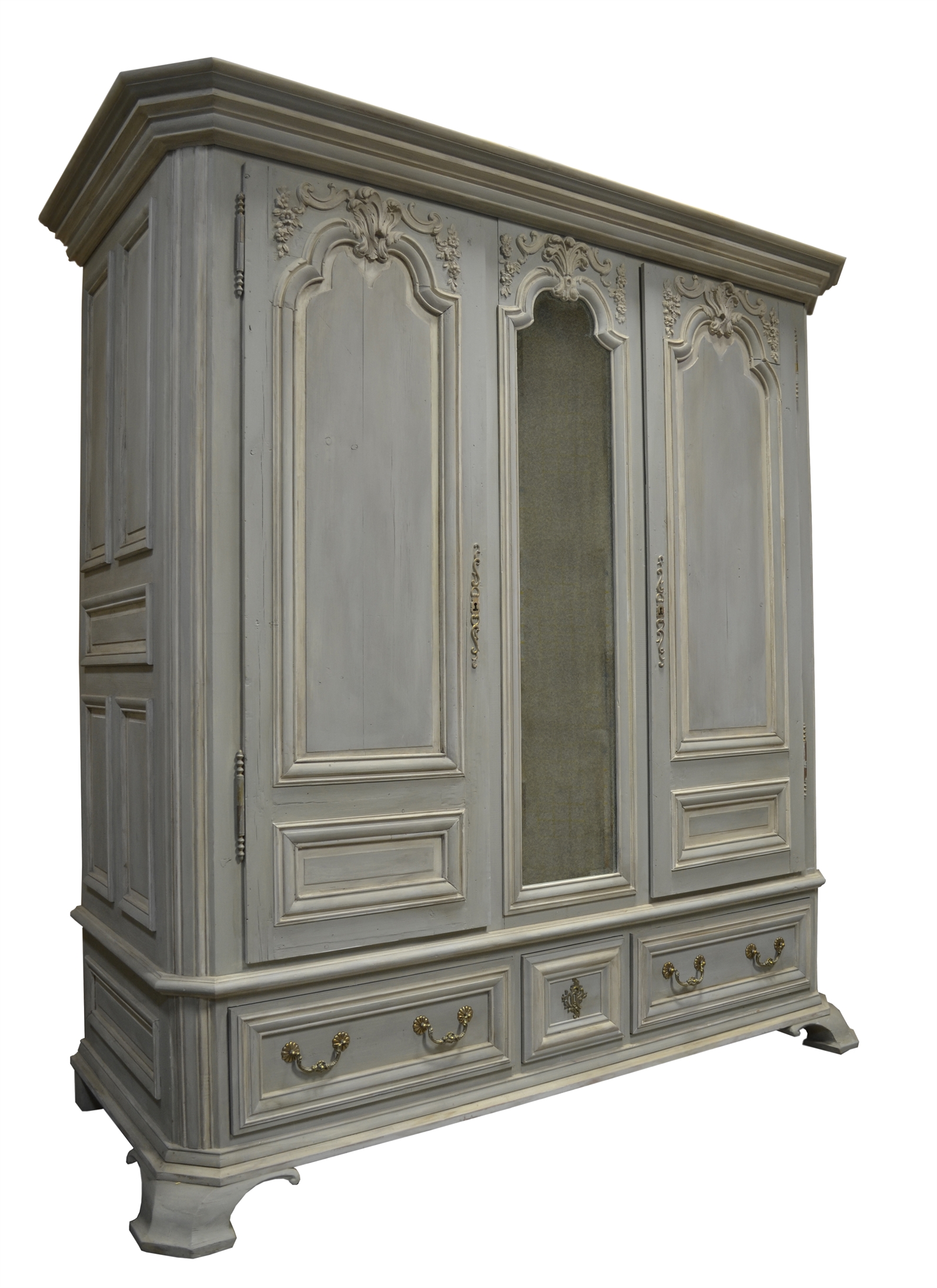 Custom Painted Linen Cabinet