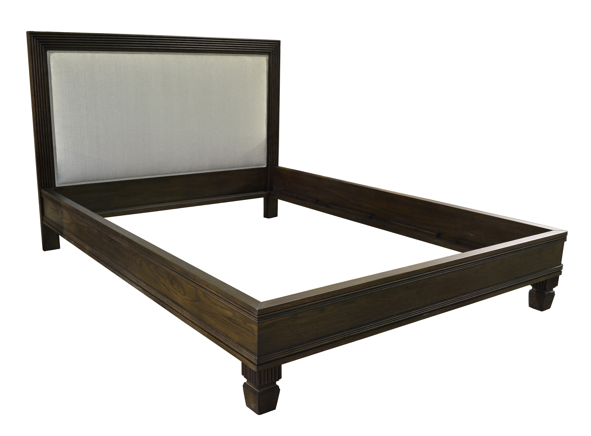 Custom Queen Size Oak Bed with 
