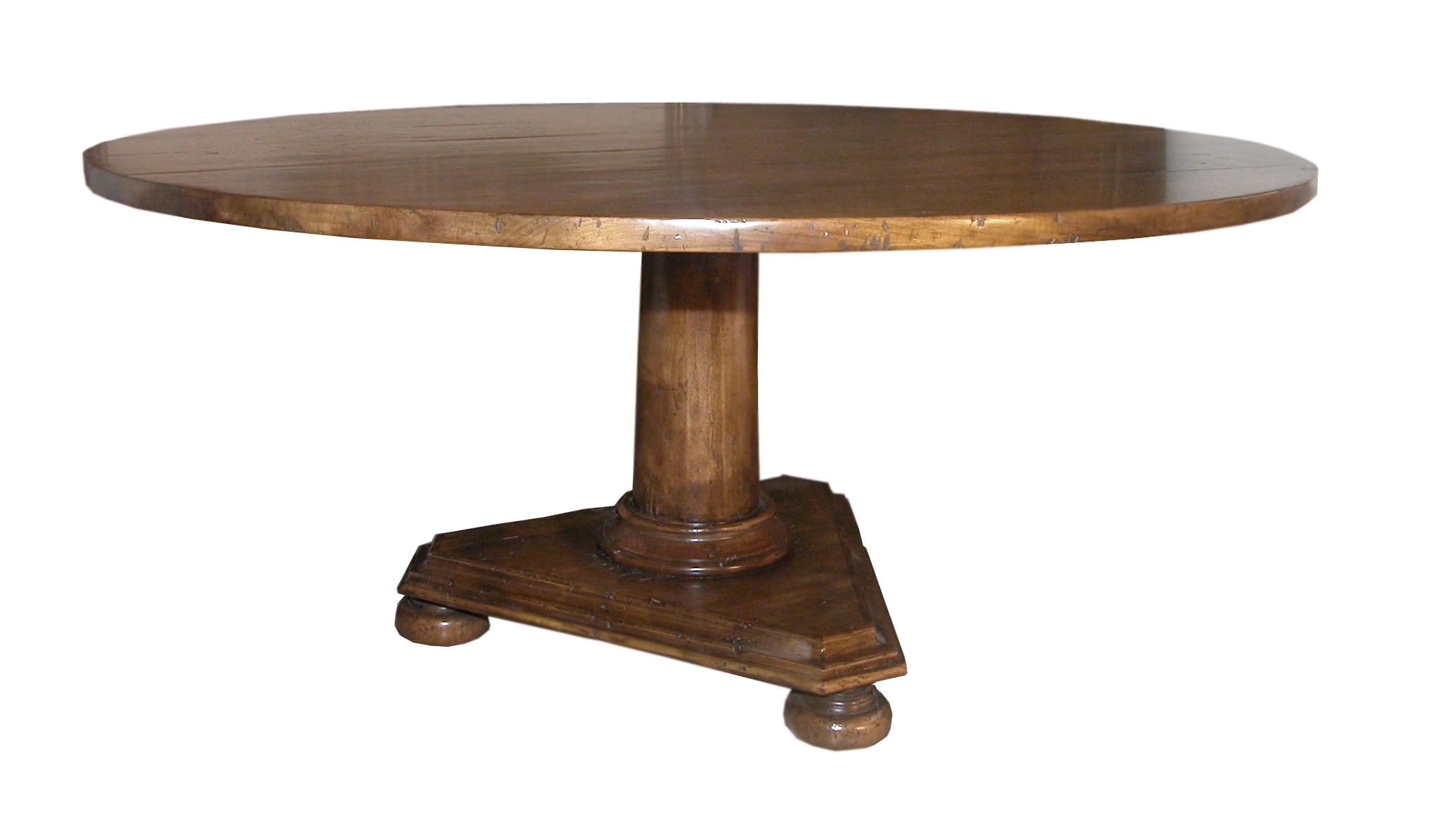 Custom Simple Pedestal Dining Table