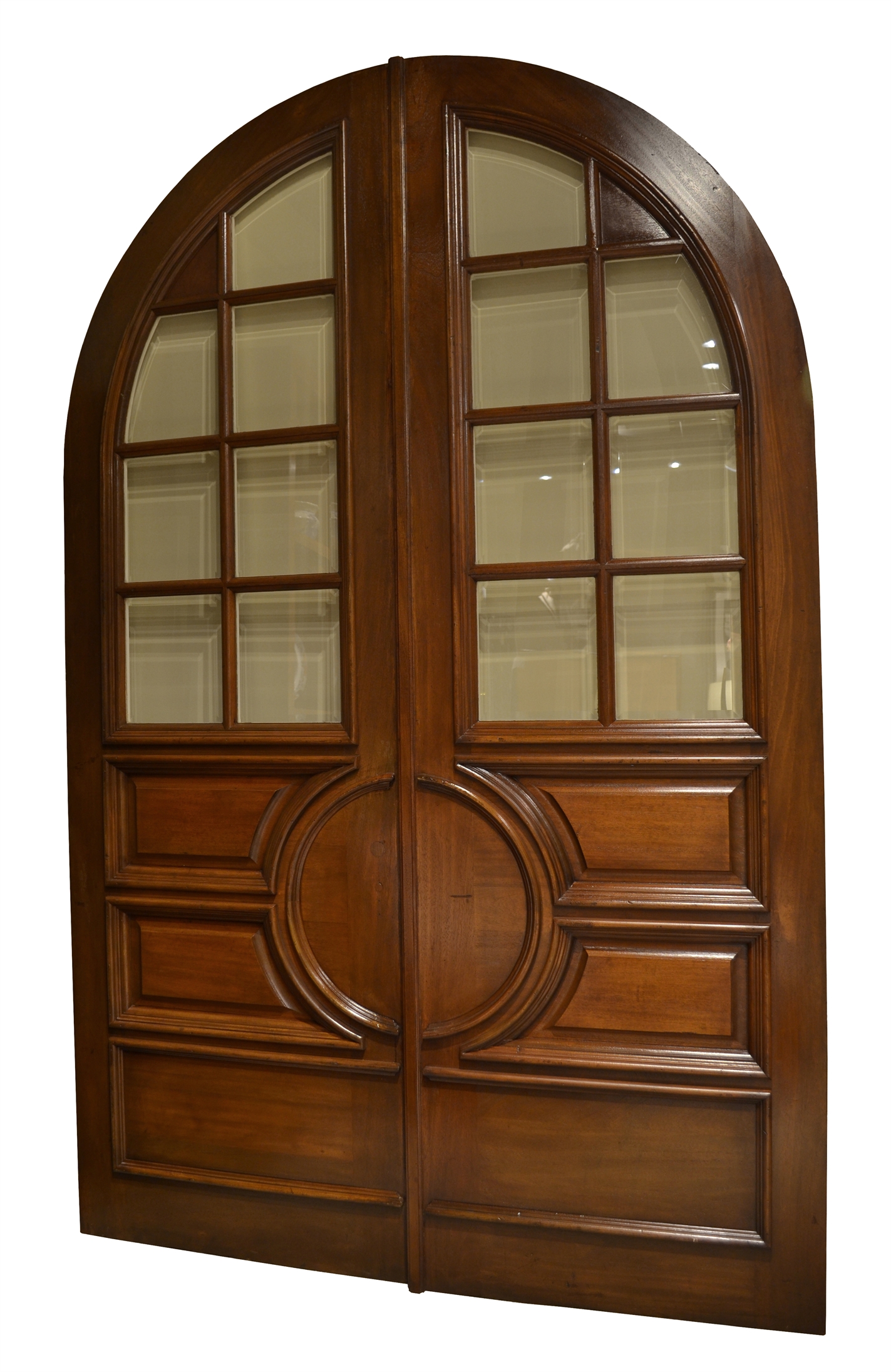 MB/3098 - Pair of Carved Mahogany Doors