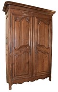 Image of French Oak Armoire/Wine Cabinet