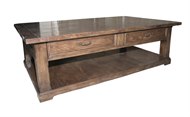 Image of Custom Parquet Coffee Table with Drawers