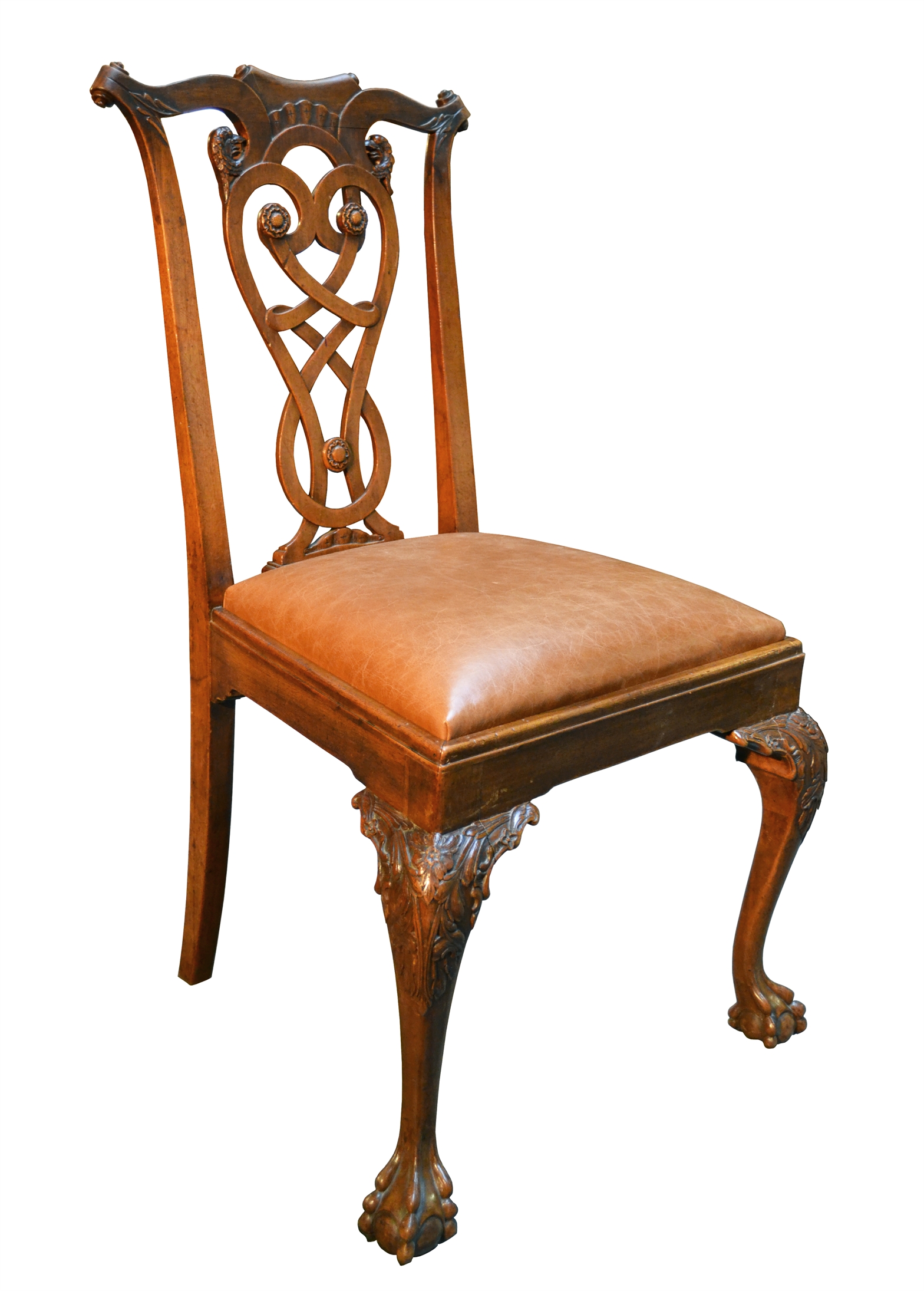 127/2001 - Set of 6 Chippendale Style Chairs
