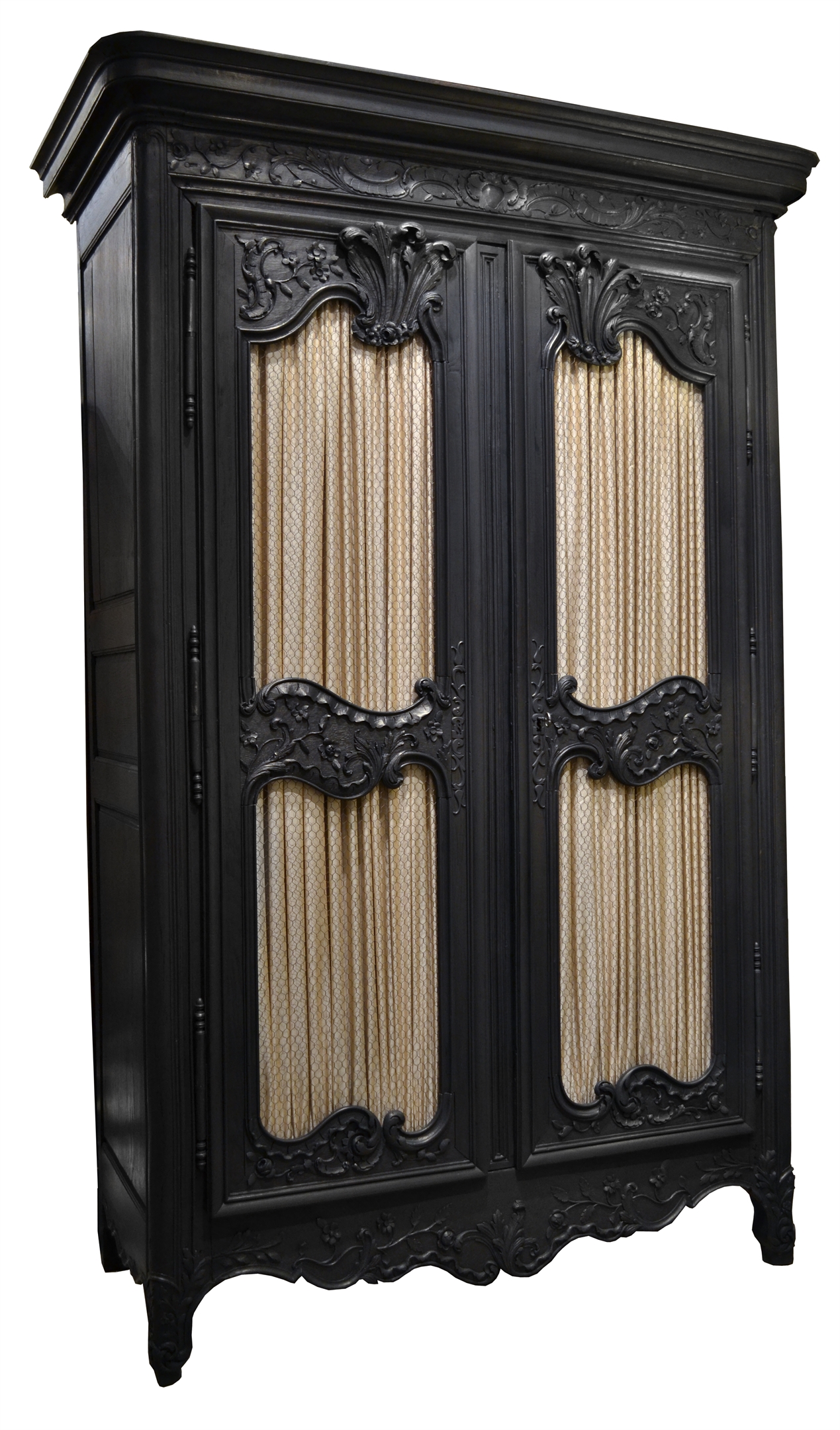 127/2014 - Regence Style Normandy Armoire 