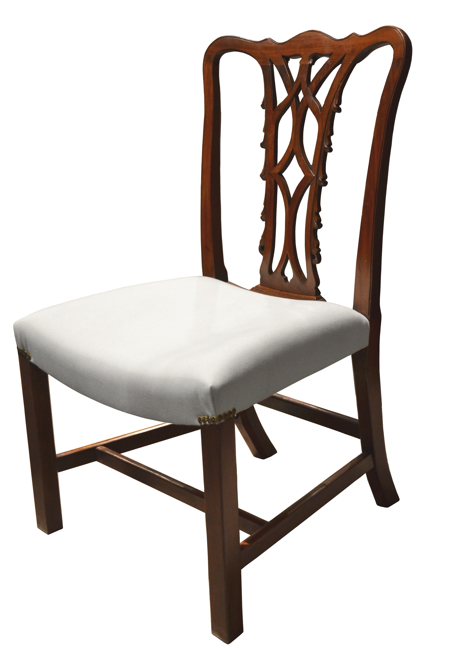 128/2023 - Set of 8 Chippendale Style Sidechairs