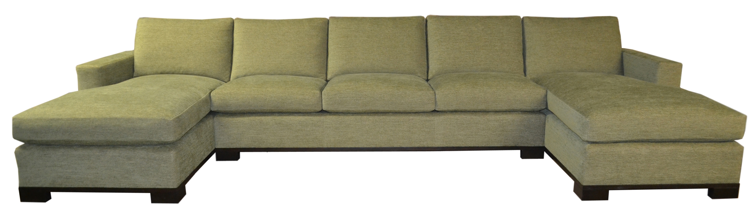 Custom Sectional Sofa with Back Table