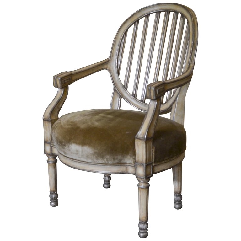 Cache Italian Louis XVI Armchair