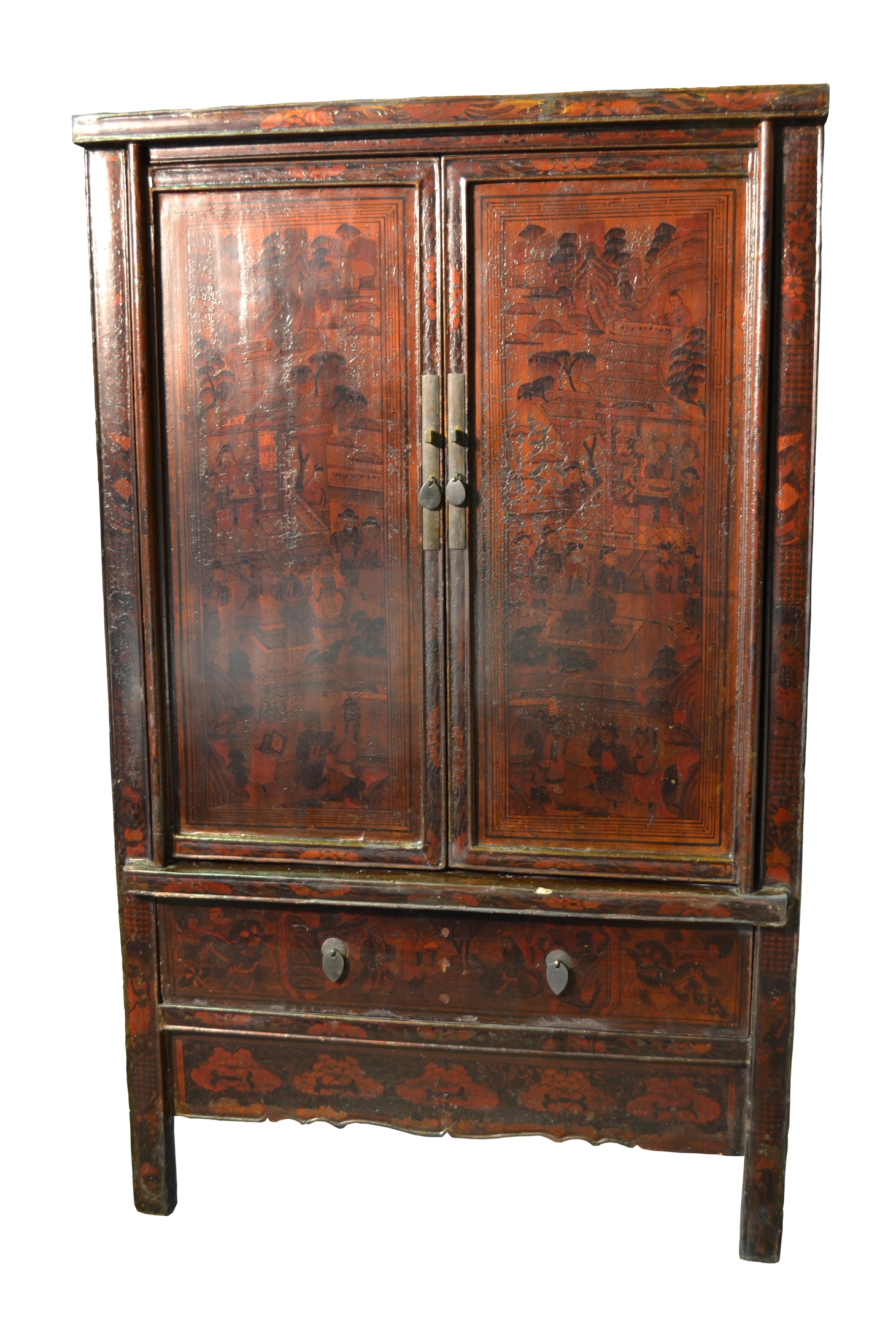 mb/3038 - Oriental Lacquer Cupboard