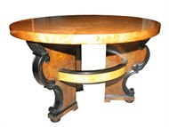 Image of Round Art Deco Side Table