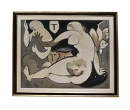 Image of Cubist Painting by Miyake