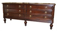 Image of Brighton 6 Drawer Commode 