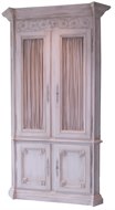 Image of Painted  Filigree Cabinet