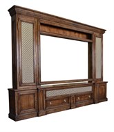 Image of Maple Television Cabinet with Grill