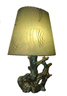 Image of Green Mid-Century Lamp