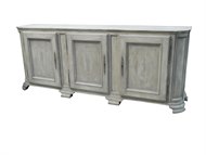 Image of Whitewashed Parquet Buffet