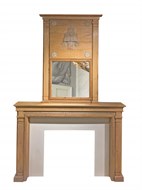 Image of Pine Mantel and Trumeau